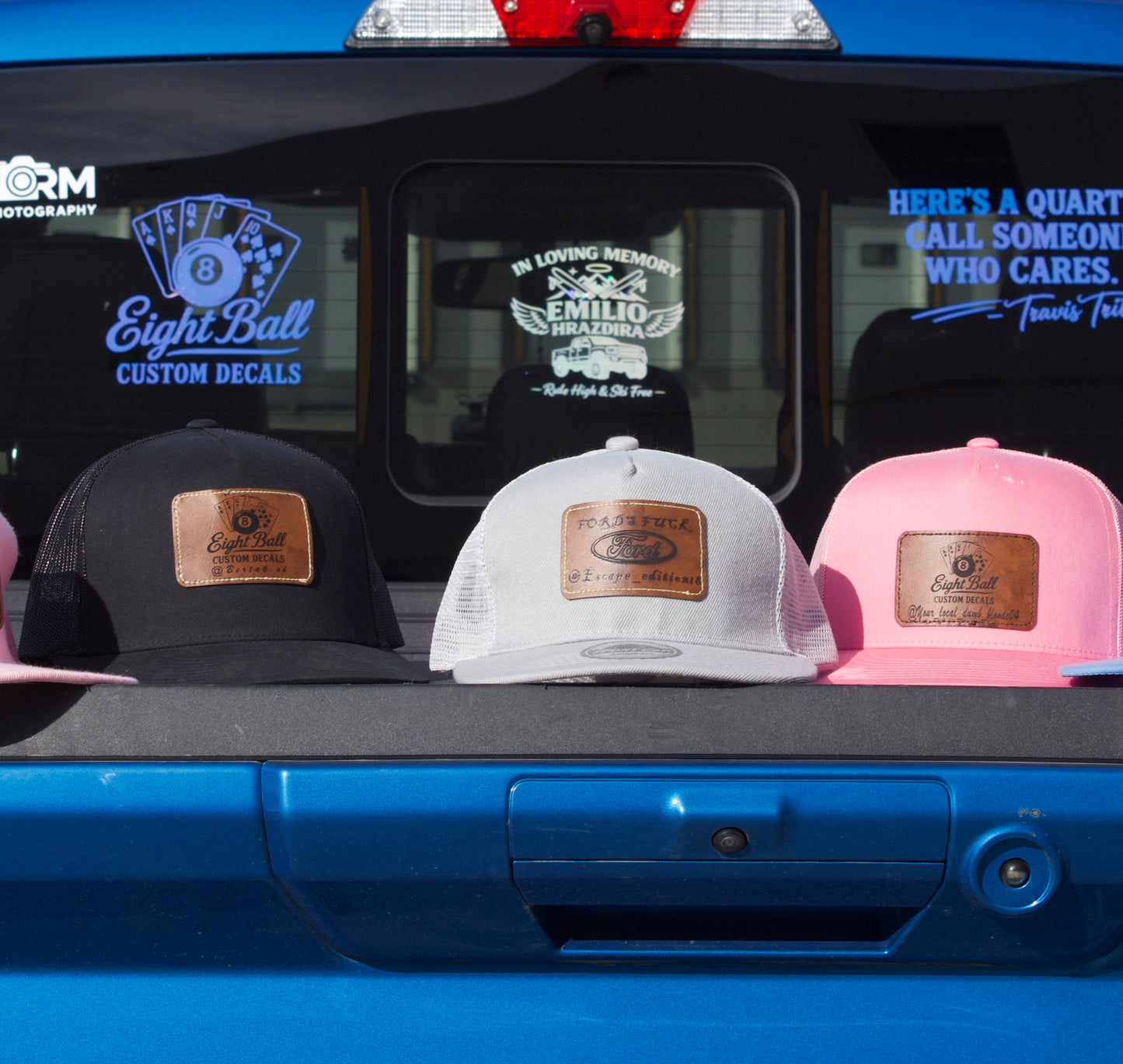Custom Eightball Hats