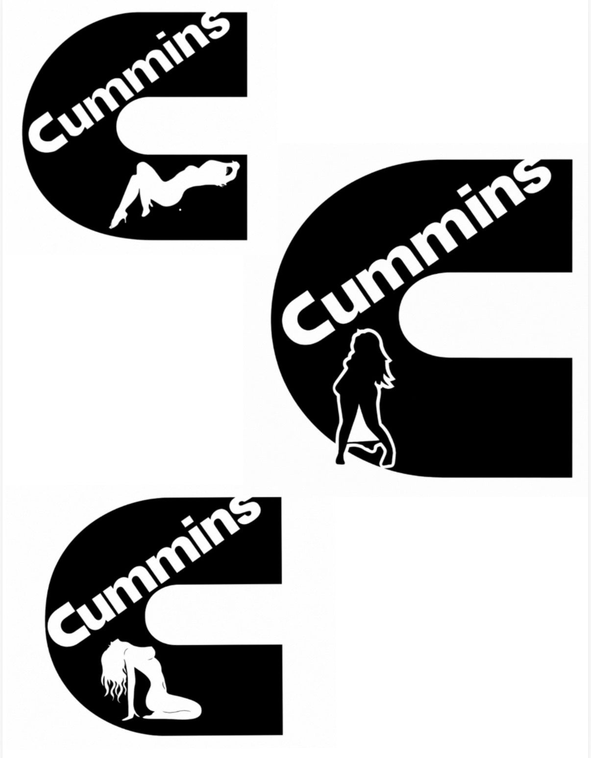 Sexy Cummins Decal Series