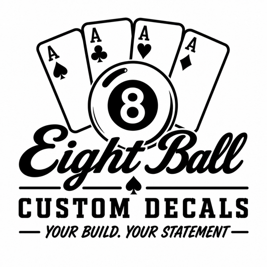 Custom Eightball Decal