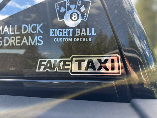 Fake Taxi Decal